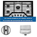 Miniatyrbilde 4 av 5: 5 stk. W11366438 Ovn Komfyr Bryter Monteringssett Erstatning for Bryter W11084623 AP6888134 W11084623 Komfyrbrytere