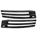 Miniatyrbilde 2 av 4: Gloss Sort Frontfanger Luftkanaler Inntaksgrill List Erstatning For Range Rover L405 Facelift 2018 til 2022