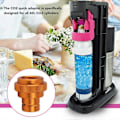 Miniatyrbilde 4 av 5: CO2 Hurtigadapter Oppgradert for Kullsyremaskin Soda Maker Ventil Påfyllingstilbehør for Rask Tilkobling CO2 Sylinder TR21 4 Gul