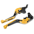 Miniatyrbillede 2 af 5: 2 stk. Motorcykel Bremse Koblingsgreb Justerbar CNC Aluminium Legering Erstatning for YAMAHA XJ6 DIVERSION 2009?2015 Guld