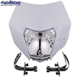 Miniatyrbillede 1 af 4: Motorcykel LED Forlygte Forlygte Hovedlys Til Ktm Exc Excf Sxf Xc Xcw Xcf Mx Dirt Bike Universal Enduro Supermoto Kåbe E Halogen White