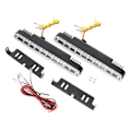 Miniatyrbilde 1 av 3: 5050 30LED Doble Farger Kjørelys DRL Blinklys Universal for Bil