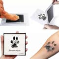 Giftfri bläckkuddesats, handavtryck, kontaktlös, hud, bläckfri, hundtassavtryck S