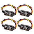 Miniatyrbilde 1 av 5: 4 stk. DC9?26V LED Bremselys Blinklys Strobe Kontroller 16 Moduser Justerbar for Bil Motorsykkel