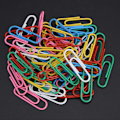 Miniatyrbillede 3 af 4: 250 stk./æske Blandede Farver Papirclips Store Metalclips Studenterartikler Kontorartikler