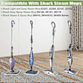 Miniatyrbilde 2 av 5: 4-pakks Dampmopputer for Shark S3101 S3202 Vaskbare Hardgulv