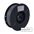 Pikkukuva 5 / 5: 3D-tulostustarvikkeet PLA-tarvikkeet 1,75 mm / 1 kg 3D-tulostinfilamentti 1 kg:n kela 3D-tulostintarvikkeet, harmaa