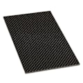 Pikkukuva 3 / 5: Hiilikuitulevy, kovuus, korroosionkestävyys, kiiltävä pinta, hiilikuitulevy, twill, malliin 75x125x3mm/3x4.9x0.12in