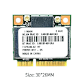 Miniatyrbild 3 av 5: AR5B22 AR9462 WiFi-kort+Interna antenner 300Mbps 2.4G/5G Dual Band BT4.0 Mini PCl-E WiFi-adapter för Windows7/8/10