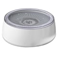 Miniatyrbild 1 av 5: 3L Vattenskål för husdjur, spillfri vattenskål för hundar med matta för långsam utfodring, 3L stänksäker vattendispenser för husdjur, grå