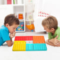 Miniatyrbild 1 av 5: Pop It Spel Bubbel Popper Tryck Fidget Stress Relief Regnbåge Schackbräde Sensoriska Leksaker Five Colors