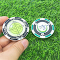 Miniatyrbillede 3 af 5: Slope Reader Golf Periferi Høj Præcision Niveau Aflæsningshjælp Hvid