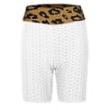Miniatyrbild 2 av 3: Tflycq Dam Basic Slip Cykelshorts Kompression Träningsleggings Yogashorts Byxor White M