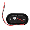 Miniatyrbilde 4 av 5: 4 stk. Sidemarkeringslys 12V DC IP67 Vanntett Hvit Belysning LED Breddeindikator Klareringslys for Bobiler Båter Yachter