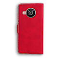 Miniatyrbild 2 av 5: Fodral för Nokia X10/ X20 Fjäril Skydd Premium Läder Magnetisk - Rosa Red
