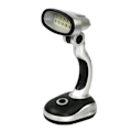 Miniatyrbild 2 av 4: 1/2/3 Rund LED-ljusbas i trä, Displayställ Lampa för Kristallkulor Desk Lamp 12 LED 1 Pc