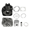 Miniatyrbillede 1 af 5: 11 stk. Cylinder Stempel Kit 47mm Boring Aluminium Legering Høj Styrke til Dio50 ZX50 AF34 AF35 70cc