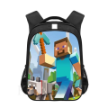 Miniatyrbild 5 av 5: 16 tum Mochila Barn Skolväska Barn Tecknad Anime Tryckt Skolväska Gold