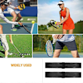 Miniatyrbild 3 av 5: 1 Par Pickleballracketar, Handlim, Svettabsorberande Remmar, Halkskyddsremmar, Greppremmar - Orange