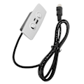 Miniatyrbillede 5 af 5: Udskiftningscontroller til lænestol, 2 knapper, 5 ben, USB Type C, Elektrisk løftestol, Sofa, Håndbetjeningskontakt