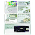 Miniatyrbild 1 av 5: Tre-läges Hot-Swappable Digital Mekaniskt Tangentbord Makro Definition RGB Gaming Mekanisk Knappsats Ratt Hårdvara Grön