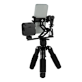 Miniatyrbillede 3 af 5: Foldbart Tripod Mini Lomme Magnetisk Telefon Tripod Stativ Selfe Stick Bord Smartphone Holder til Video Fotografering