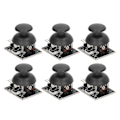 Miniatyrbilde 2 av 5: 6 Sett Joystick Sensor Spillkontroller Modul X Y Doble Akser Erstatningssett Kit KY?023