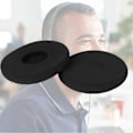 Miniatyrbilde 4 av 4: 1 par øreputetrekk erstatning svamp øreputer kompatible med Logitech H800 headset