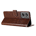 Miniatyrbillede 2 af 5: Til Motorola Edge 50 Fusion 5G Etui PU Læder Standpung Stødsikkert Business Telefon Cover Brown