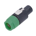 Miniatyrbillede 5 af 5: 4 stk. 4-polet højttalerstik Twist Lock Audio Power Amplifier kabelstik CNL4FC (Grøn)