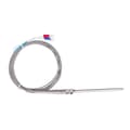 K Typ Temperatur Termoelement Temperatursensor Termisk Sond Rostfritt Stål 0~600 WRNT?187 Vanlig Typ 4 Meter