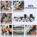 Miniatyrbilde 5 av 5: AJU73213301 AJU75152601 AJU75152603 Vanninntaksventil for vaskemaskin WT1101CW WT1501CW WT5270CW