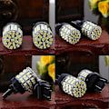 Miniatyrbillede 4 af 4: 2 stk. 7443 64-SMD Hvide 6000K Baklys Bremse Stop Baglygte LED Pære Lys Lampe Pærer