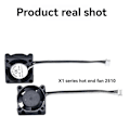 Miniatyrbillede 4 af 5: 3D Printer Hotend Køleventilator Mini Køleventilator PWM Temperaturkontrol til X1 X1C