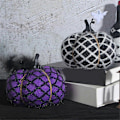 Miniatyrbillede 2 af 5: Halloween Græskar Pude Dekor 3D Græskar Pyntepude Plysbamser Græskar Dekorationer til Efterår Soveværelse Hjem Grøn