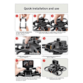 Miniatyrbillede 1 af 5: Top Extension Beslag til Avata 2 - Extension Mount Holder Kompatibel med , , Action, Fill Light
