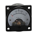 Miniatyrbild 2 av 5: Rund Voltmeter ABS Analog Urtavla Panelmätare Noggrant Verktyg för Mätning SO?45 AC 0?300 V