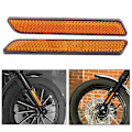 Miniatyrbilde 2 av 5: 1 Par Motorsykkel Gaffelben Reflektorer Ben Slidere Dyna Glide Nedre Ben Slider for Touring