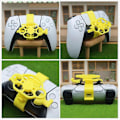 Miniatyrbillede 5 af 5: Mini Rat Controller til Racerspil, Gamepad Rat til Simulationsspil (Gul)