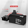 Miniatyrbillede 4 af 5: Ledningsnetstik til Power Wheel 12-Volt SLA Batteri, med 5 stk. 40A Sikringer, også til Batterier med F2 Terminaler