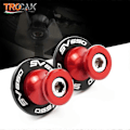 Miniatyrbilde 2 av 4: For Suzuki Sv650 / S Sv 650 S 1999-2023 Motorsykkel Svingarmsspoler Slider Svingarm Stativ Skruer 2003 2004 2005 2006 2007 2008 Red