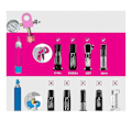 Miniatyrbilde 3 av 5: CGA320 CO2 Hurtigfyllingsadapter, for Terra/Duo/Art Rosa Co2-sylinder, Adapter for Fylling av Rosa Co2-sylinder