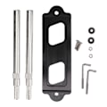 Miniatyrbillede 1 af 5: Bilbatteri Fastgørelsesbeslag Sort Metal Spændeholder Kit Til Civic CRX S2000