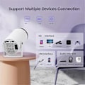 Miniatyrbilde 1 av 5: Bærbar Ultra HD Smart HY300 Projektor Utenlandsk Android 5G Hjem Multifunksjonsprojektor med EU-plugg