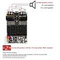 Miniatyrbild 4 av 5: Digital Förstärkarkortsmodul 2001 Ren Bakre Steg Högeffekt TPA3221 Stereo 100Wx2 Brygga Mono 200W Modul