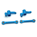 Pikkukuva 5 / 5: RC-auton päivitys ohjausryhmä ohjaustanko SCY 1/18 18101 18102 RC Crawler -auton päivitysosille, sininen