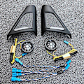 Miniatyrbilde 3 av 5: Audio Trompet Diskantdeksel Hode Diskant Horn Ramme Dekor Trim For- F10 F11 Bil Frontdør Høyttaler