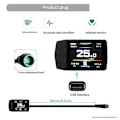 Miniatyrbillede 2 af 5: Ebike Display til KT TF01U 24V 36V 48V Intelligent Farverig LCD Meter Vandtæt Samling Elektrisk Cykel Meter