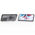 Miniatyrbillede 3 af 5: Til Oppo Reno11 F 5G Cover Ring Støtteben PC+TPU Bagside med Skyde Kamera Dækning - Lilla Purple