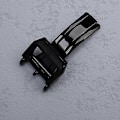 Pikkukuva 1 / 2: 18 mm:n kellon rannekkeen taittolukko IWC-kellon lisätarvikkeille, rannekkeen lukko Black